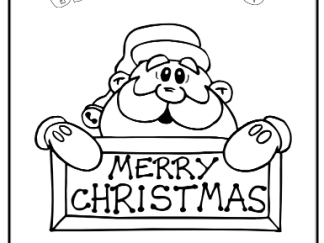 Kids Christmas Themed Coloring Book