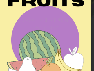 Kids Fruit Coloring Book