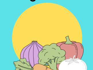 Kids Vegetables Coloring Book