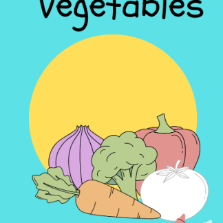 Kids Vegetables Coloring Book