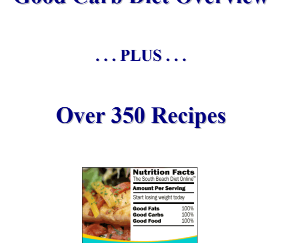 Good Carb Diet Overview